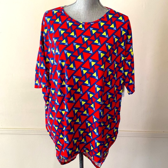 LuLaRoe “IRMA” HIGH-LOW TUNIC OVERSIZED TOP SIZE SMALL 🌟NWT🌟 - Picture 2 of 11